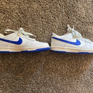 Nike Dunk Low White/Hyper Royal Youth 6